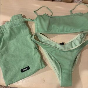 Triangl Mint Green Bikini Set